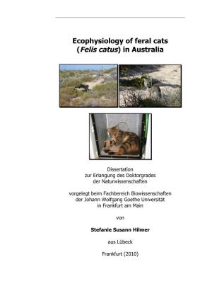 Ecophysiology of Feral Cats (Felis Catus) in Australia