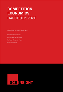 Competition Economics Handbook 2020