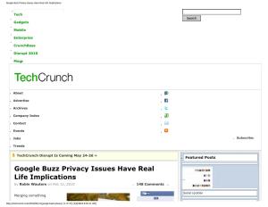 Google Buzz Privacy Issues Have Real Life Implications