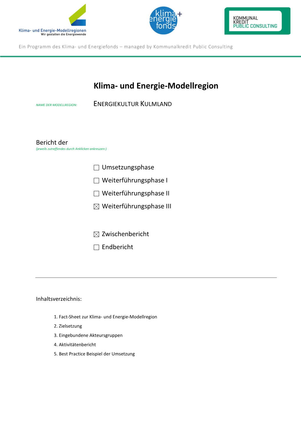 Und Energie-Modellregion