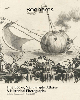 Fine Books, Manuscripts, Atlases & Historical Photographs