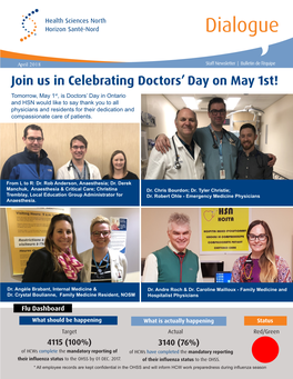 Join Us in Celebrating Doctors' Day on May 1St!