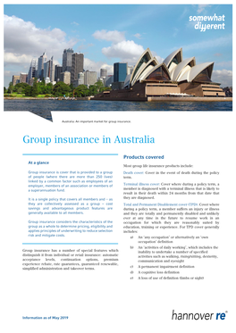 Group Insurance in Australia
