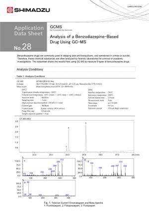 Analysis of a Benzodiazepine-Based Drug Using GC-MS 28