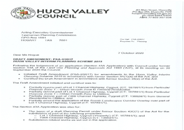 Huon Valley Council Section 35 Report