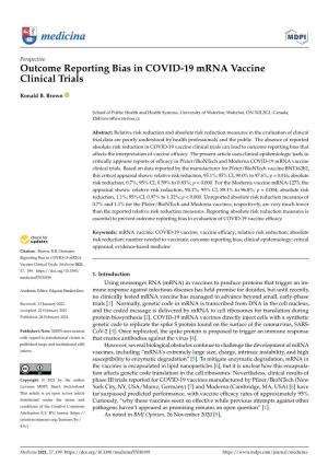 Outcome Reporting Bias in COVID-19 Mrna Vaccine Clinical Trials