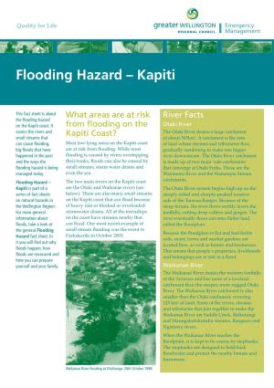 Flooding Hazard – Kapiti