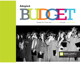 2013-14 Adopted Budget (PDF)