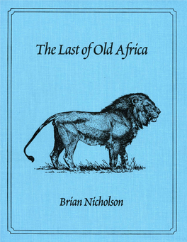 The Last of Old Africa