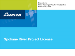 Avista Spokane River Project