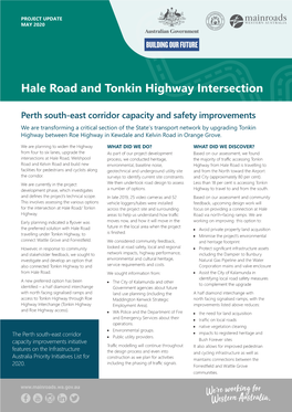 Hale Road and Tonkin Highway Intersection