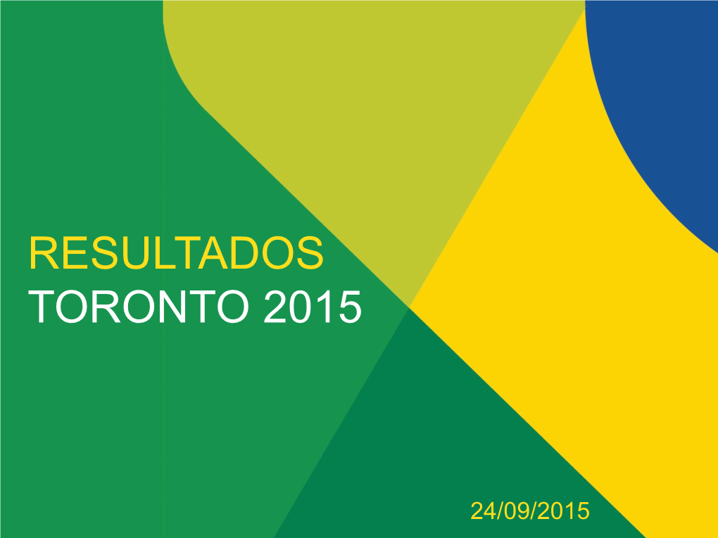 Resultados Toronto 2015