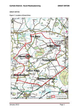 Carlisle Rural Masterplanning Settlement Analysis Template
