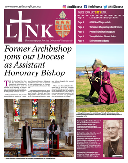 Former Archbishop Joins Our Diocese As Assistant Honorary Bishop