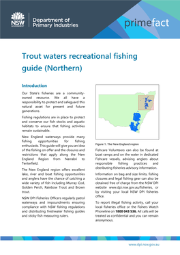 Trout Waters Recreational Fishing Guide (Northern)