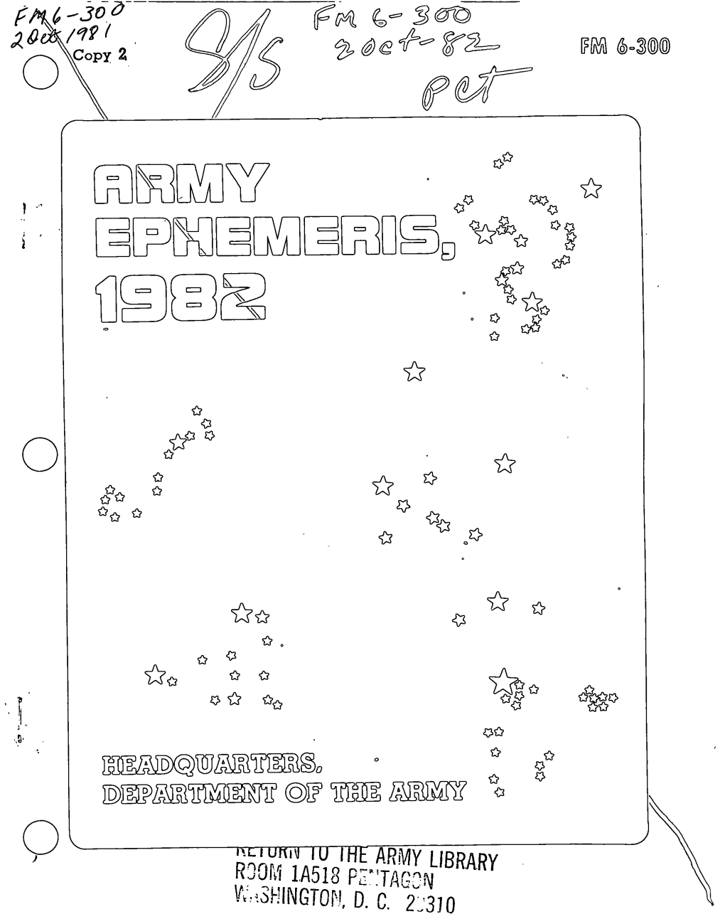 FM 6-300 Effective ! Jamiary 1982 FIEE^ MANUAL HEADQUARTERS DEPARTMENT of the ARMY No