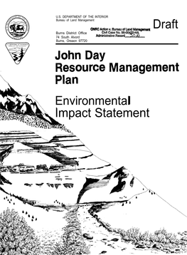 John Day Resource Management Plan Environmental Impact Statement G