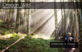 Oregon Wild Spring/Summer 2014 Volume 41, Number 2