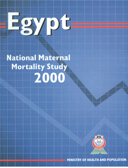 The National Maternal Mortality Study: Egypt 2000