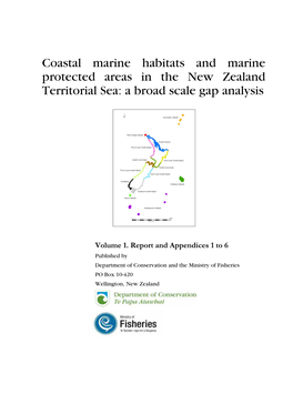 Coastal Marine Habitats and Marine Protected Areas in the New Zealand Territoral