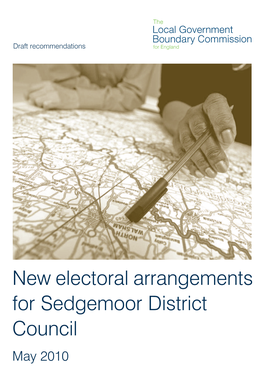 Draft Recommendations for Sedgemoor District Council