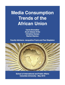 Media Consumption Trends of the African Union – May 2016