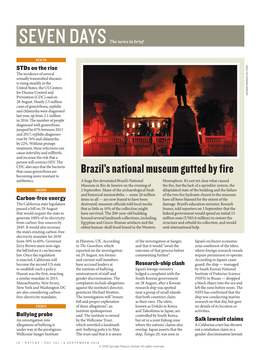Brazil's National Museum Gutted by Fire