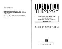 Liberation Theology 9 Bookdesign by Guenetabraham 2 Going to the Poor 29 Manufactured in the United States of America 3 Mirror of Life: the Bible Read by the Poor 45