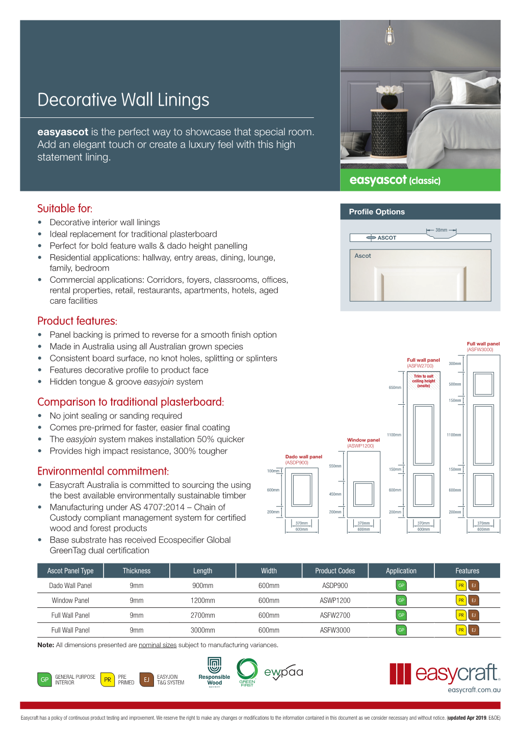 Easyascot with Easydado Factsheet