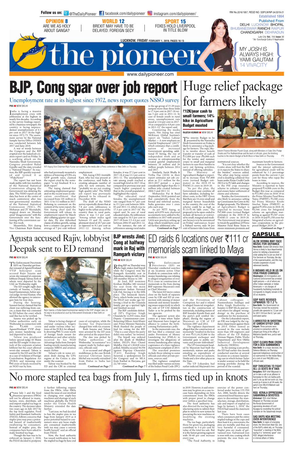 BJP, Cong Spar Over Job Report