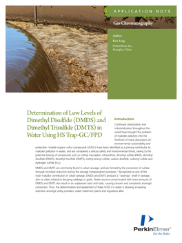 62570 APP Determ of DMDS and DMTS Water
