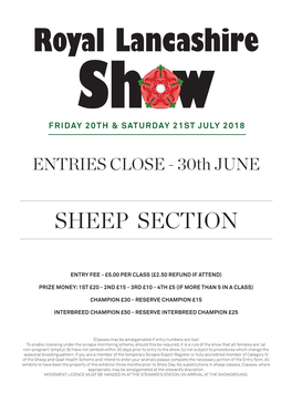 Sheep Section