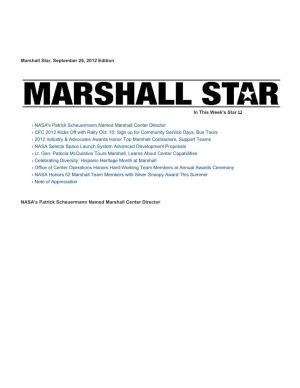 Marshall Star, September 26, 2012 Edition