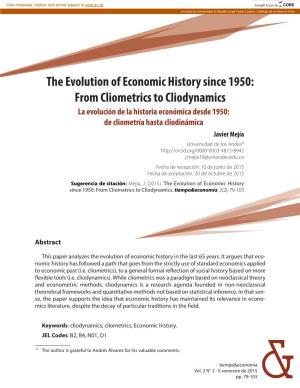 From Cliometrics to Cliodynamics