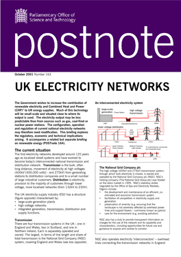 Uk Electricity Networks