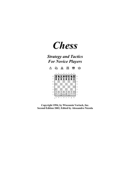 Chess Strategy and Tactics for Novice Players