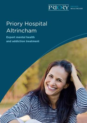 Priory Hospital Altrincham Expert Mental Health and Addiction Treatment 99% of Patients Rated the Quality of Care As Good Or Excellent