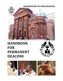 Handbook for Permanent Deacons