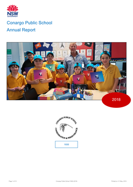 2018 Conargo Public School Annual Report
