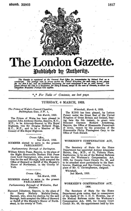 The London Gazette, Ig