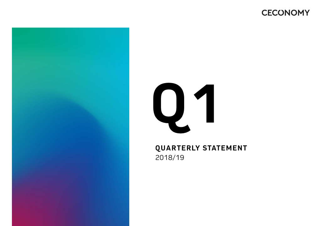 CECONOMY Quarterly Statement Q1 2018 19