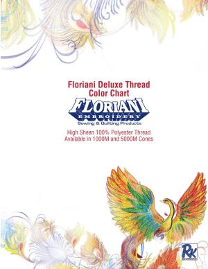 Floriani Deluxe Thread Color Chart
