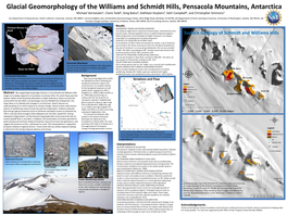 Surface Geology of Schmidt and Williams Hills