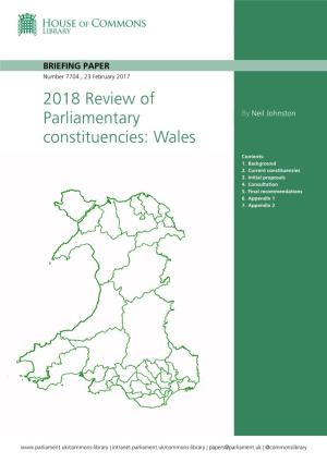 2018 Review of Parliamentary Constituencies