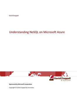 Understanding Nosql on Microsoft Azure