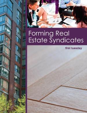Forming Real Estate Syndicates