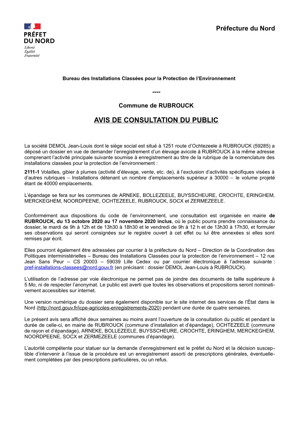 Avis Consultation Publique 1310 Au 171120