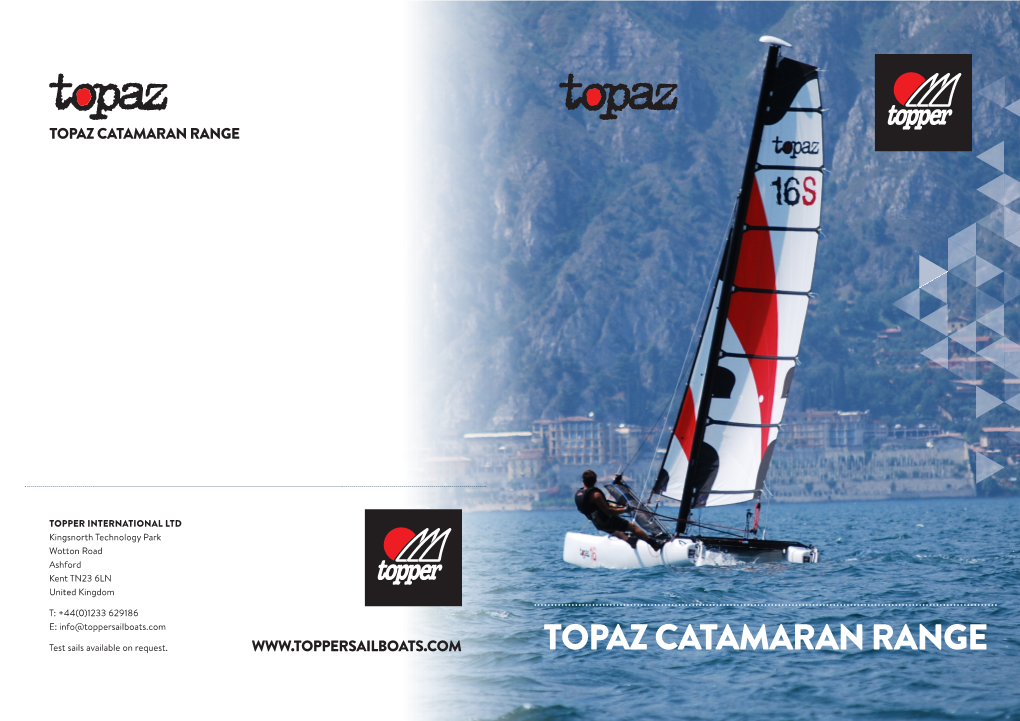 Topaz Catamaran Range