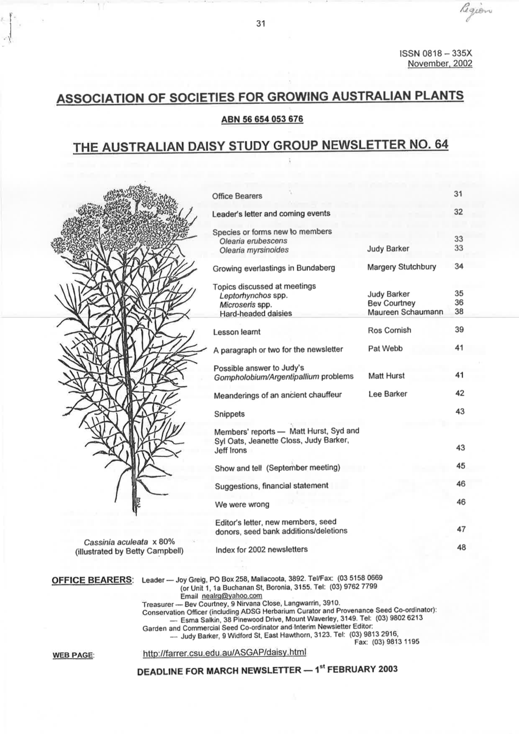 Association of Societies for Growing Australian Plants