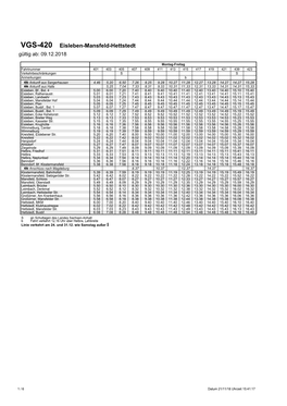 VGS-420 Eisleben-Mansfeld-Hettstedt Gültig Ab: 09.12.2018